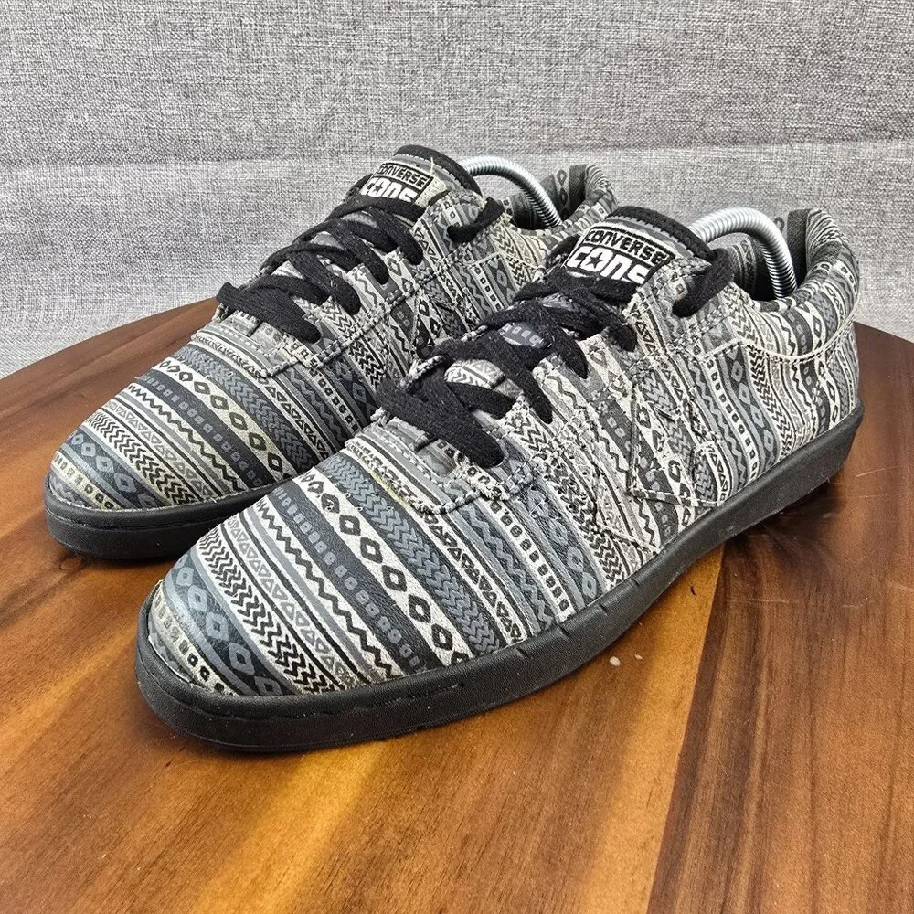 Converse KA-II Mens Patterned‎ Sneakers Size 10 Shoes Black & Gray Pattern
